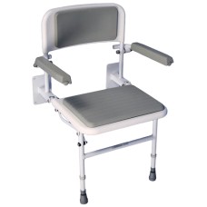 Solo Standard Wall Mounted Padded Shower Chair